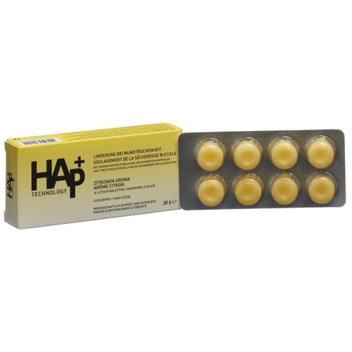 Hap+ Lutschtabletten Zitronen Aroma 16 Stück buy online