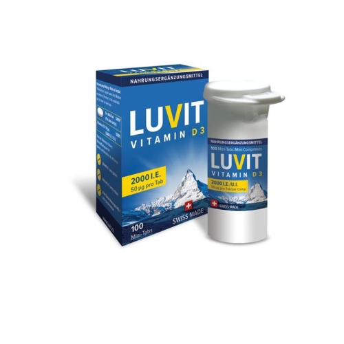 Luvit Vitamin D3 Mini-Tabs 2000 Ie 100 Stück buy online