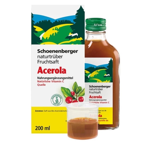 Schönenberger Acerola Nature Fruit Juice Organic 200ml buy online