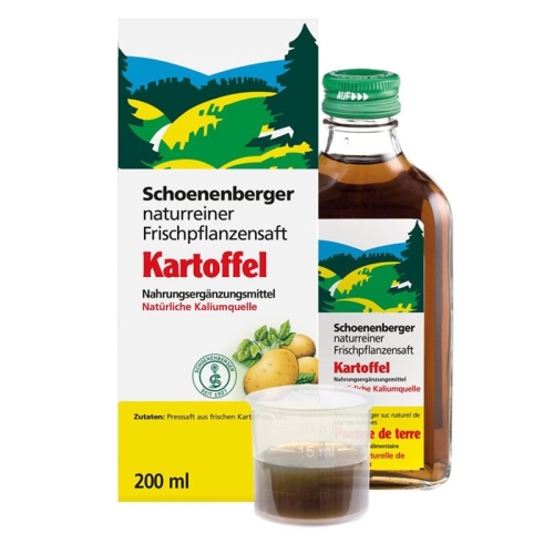 Schönenberger Potato Fresh Plant Juice Organic 200ml buy online