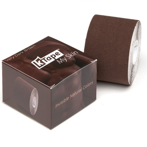 K-tape My Skin 5cmx5m Very Dark Brown Rolle buy online