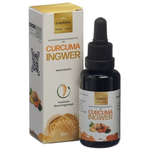 Cannsol Curcuma Ingwer Max Bioverf Pip Flasche 30ml buy online