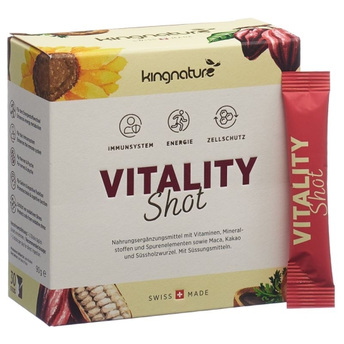 Kingnature Vitality Shot Pulver Stick 30 Stück buy online