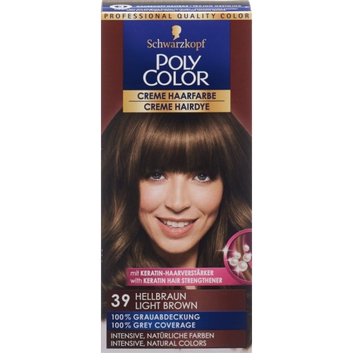 Polycolor Creme Haarfarbe 39 Hellbraun 90ml buy online