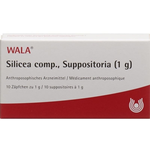 Wala Silicea Comp Zäpfchen Kind 10x 1g buy online