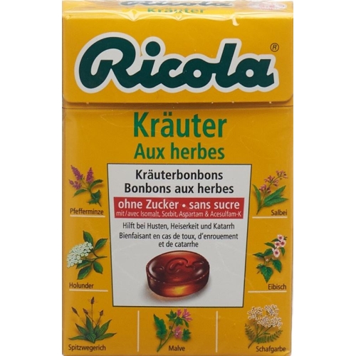 Ricola Kräuter Kräuterbonbons ohne Zucker 50g buy online