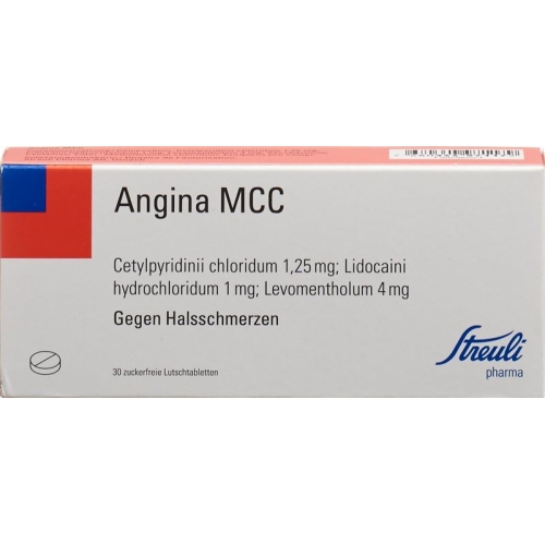 Angina Mcc Streuli Lutschtabletten 30 Stück buy online