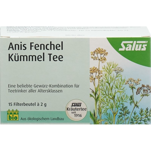 Salus Anise Fennel Caraway Tea Organic Bag 15 pieces buy online