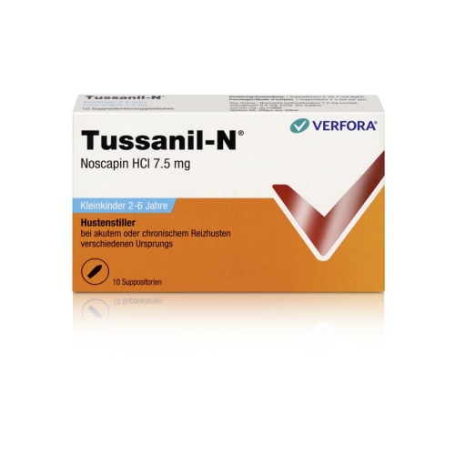 Tussanil N 7.5mg Kleinkinder 10 Zäpfchen buy online