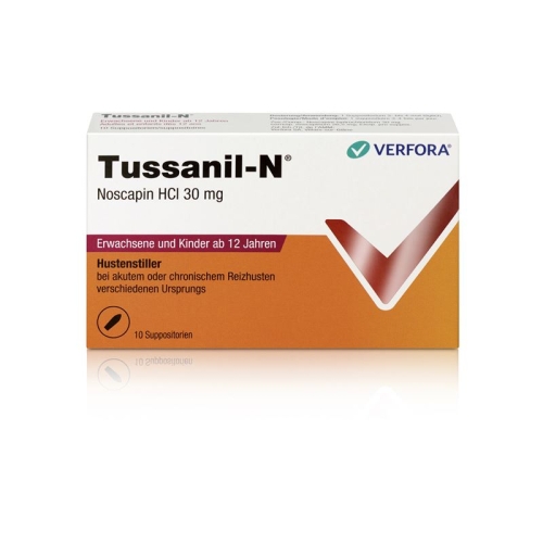 Tussanil N Zäpfchen 30mg Erwachsene 10 Stück buy online