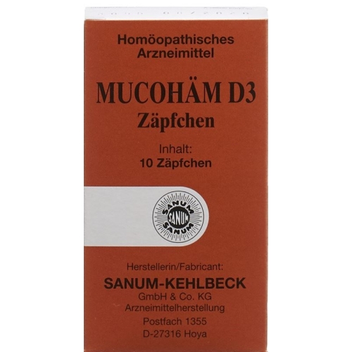 Mucohaem Zäpfchen 10 Stück buy online