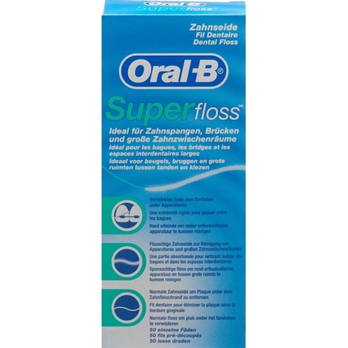 Oral B Super Floss Zahnseide 50 Stück buy online