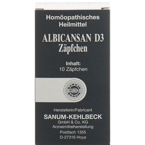 Albicansan Zäpfchen D 3 10 Stück buy online