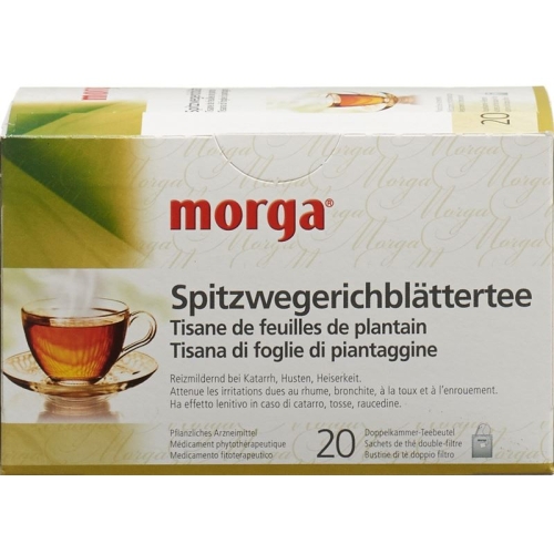 Morga Spitzwegerich Tee Beutel 20 Stück buy online