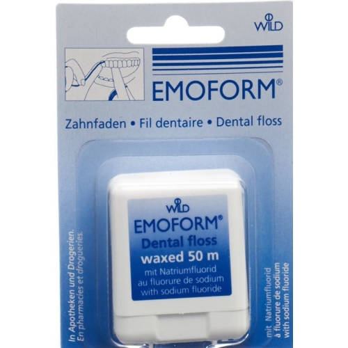 Emoform tooth thread waxed 50m buy online