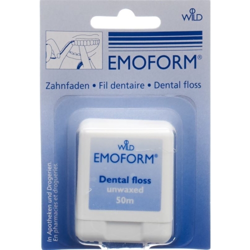 Emoform tooth thread Unwaxed 50m buy online