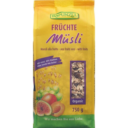 Rapunzel Früchte Müesli Beutel 750g buy online