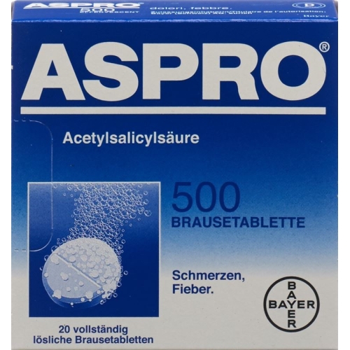 Aspro 500mg 20 Brausetabletten buy online