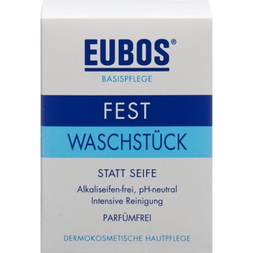 Eubos Seife Fest Unparfümiert Blau 125g buy online