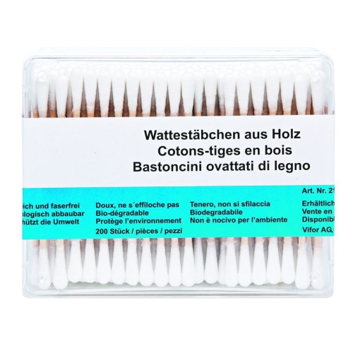 Federa Wattestäbchen Holz 200 Stück buy online