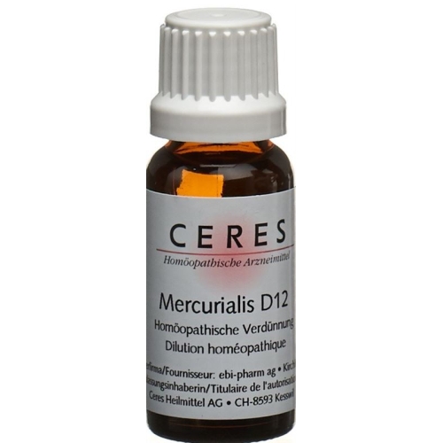 Ceres Mercurialis D 12 Dilution 20ml buy online