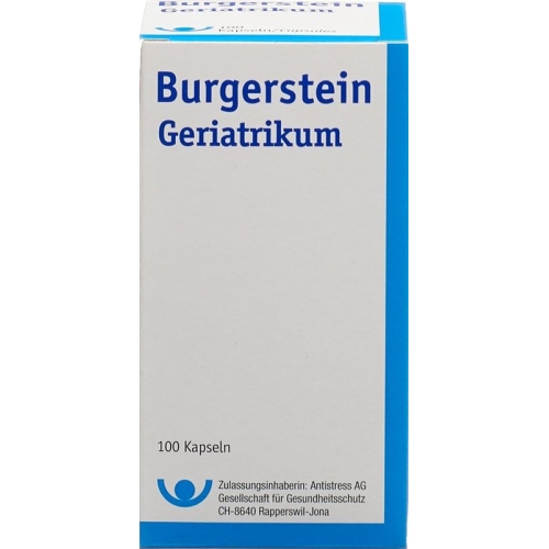 Burgerstein Geriatric 100 capsules buy online