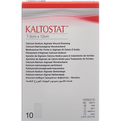 Kaltostat Kompressen 7.5x12cm Steril 10 Stück buy online