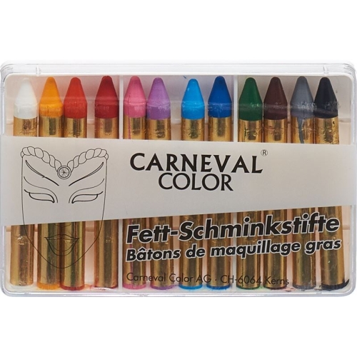 Carneval Color Grease make-up pencils assorted 12 pieces buy online