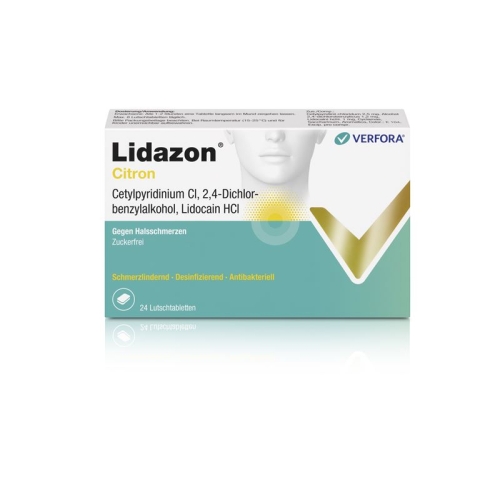 Lidazon Zitrone 24 Lutschtabletten buy online