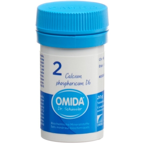 Omida Schüssler Nr. 2 Calcium Phosphoricum Tabletten D6 20g buy online