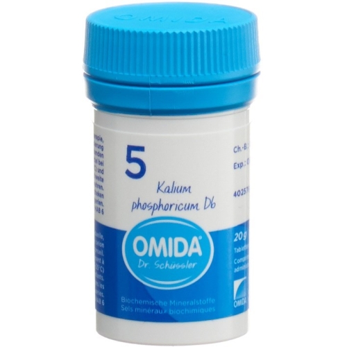 Omida Schüssler Nr. 5 Kalium Phosphoricum Tabletten D6 20g buy online