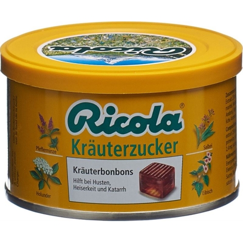 Ricola Kräuterzucker Pastillen 2.5g Dose 100g buy online