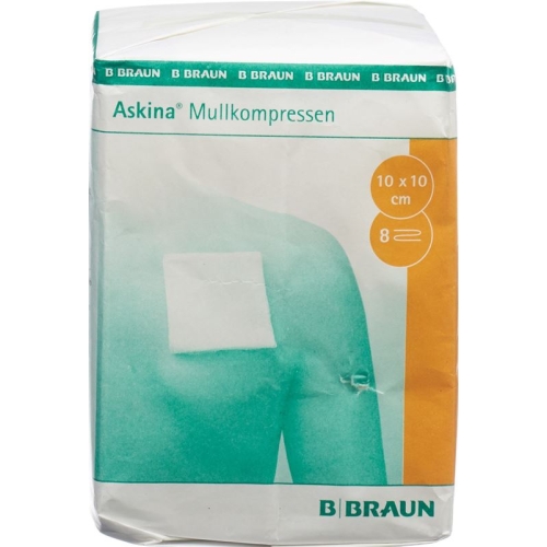 Askina Mullkompresse 10cmx10cm 100 Stück buy online