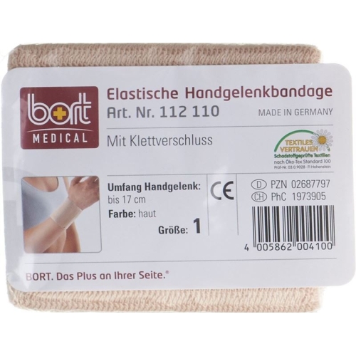 Bort Handgelenkbandage Velcro 8cm -17cm Grösse 1 Hautfarbig buy online