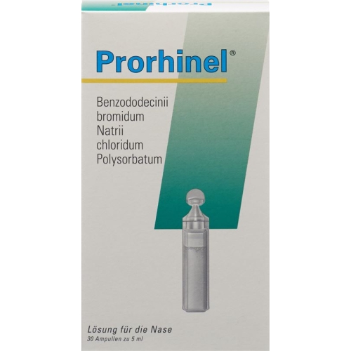 Prorhinel Lösung 30 Ampullen 5ml buy online