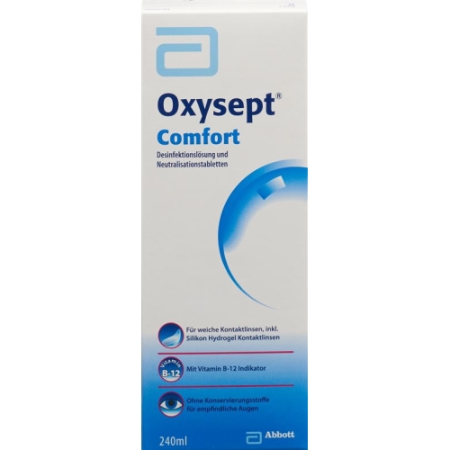 Oxysept Comfort Lösung + Tabletten Kombi 240ml buy online