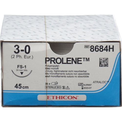 Prolene 45cm Blau 3-0 Fs-1 36 Stück buy online