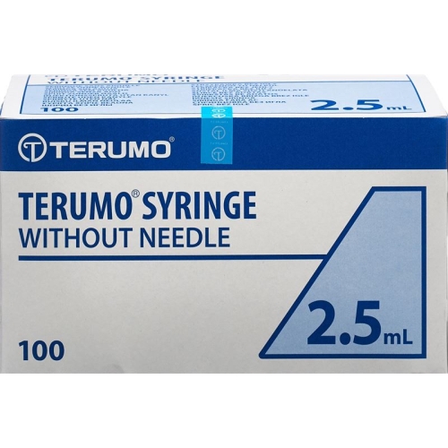 Terumo Injektionsspritzen 3-teilig 2.5ml Zentrisch 100 Stück buy online