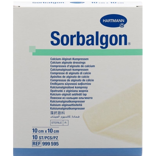 Sorbalgon Kompressen 10x10cm Steril 10 Stück buy online