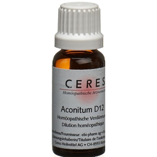 Ceres Aconitum D 12 Dilution 20ml buy online