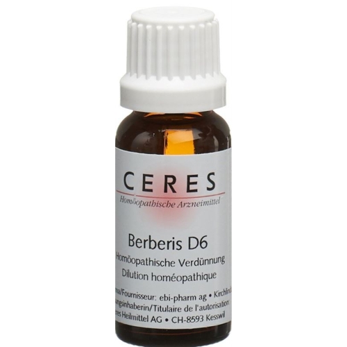 Ceres Berberis D 6 Dilution 20ml buy online