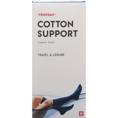 Venosan Cotton A-d Support Socks S Black 1 Paar buy online