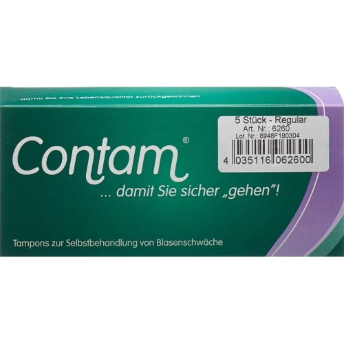 Contam Vaginaltampon 26mm Regular 5 Stück buy online