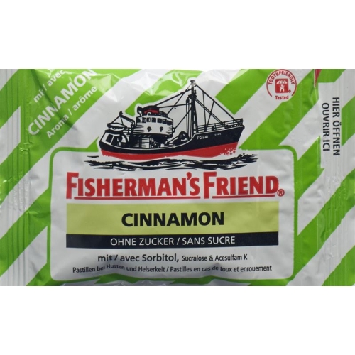 Fishermans Friend Pastillen Cinnamon ohne Zucker 25g buy online