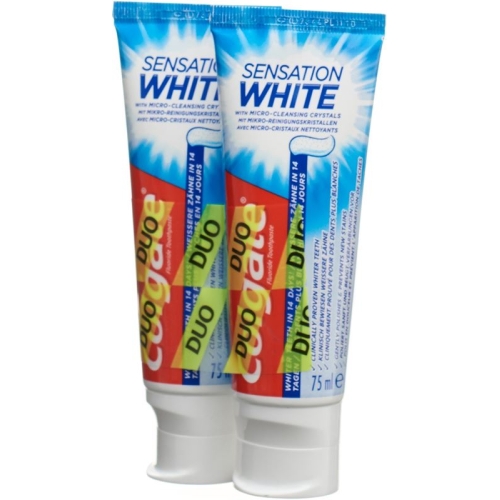 Colgate Sensat White Zahnpasta Duo 2x 75ml buy online