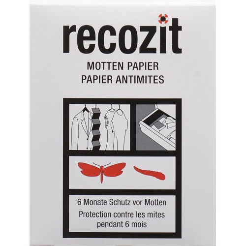 Recozit Motten Papier 2x 5 Stück buy online