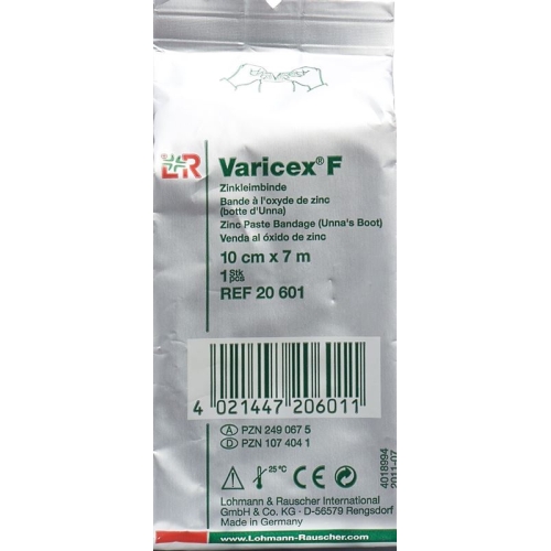 Varicex F zinc paste bandage 10cmx7m buy online