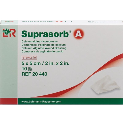 Suprasorb A Calcium Alginat Kompressen 5cmx5cm 10 Stück buy online