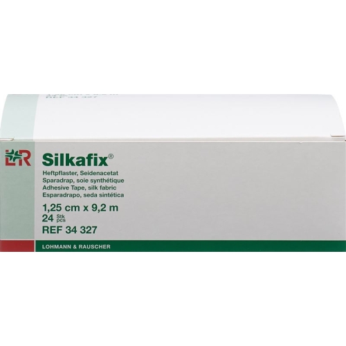 Silkafix Heftpflast 1.25cmx9.2m Weiss Rolle 24 Stück buy online