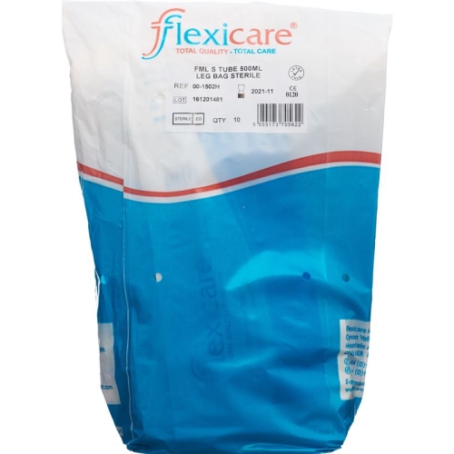 Flexicare Urinbeutel 500ml 7cm Ablauf Rv 10 X buy online